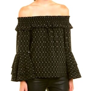 🌻MISA LOS ANGELES SASKIYA off the shoulder blouse